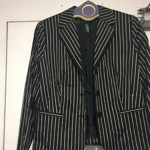 LAUREN RALPH LAUREN STRIPE BLAZERS SIZE 12 - Picture 4 of 9